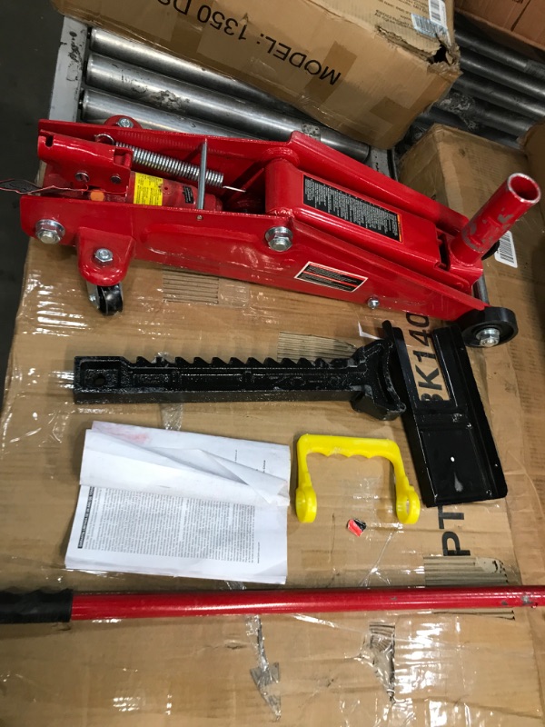 Photo 2 of 
 BIG RED T820014S Torin Hydraulic Trolley Service/Floor Jack 3 Ton Capacity, Red
