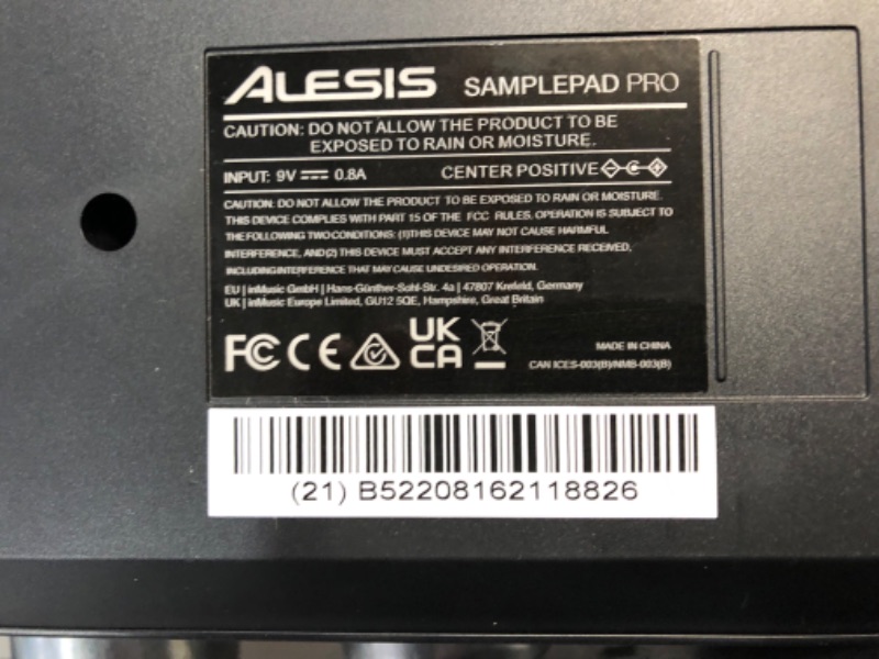 Photo 1 of Alesis SamplePad Pro - Percussion and Sample-Triggering Instrument With 8 Velocity Sensitive Drum Pads, 200+ Built-in Sounds 8-pad Instrument Only