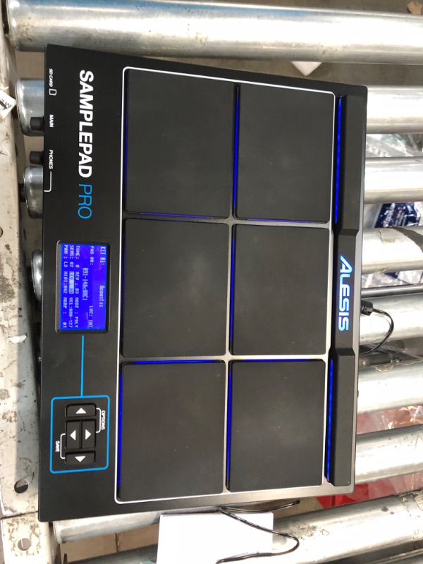 Photo 3 of Alesis SamplePad Pro - Percussion and Sample-Triggering Instrument With 8 Velocity Sensitive Drum Pads, 200+ Built-in Sounds 8-pad Instrument Only