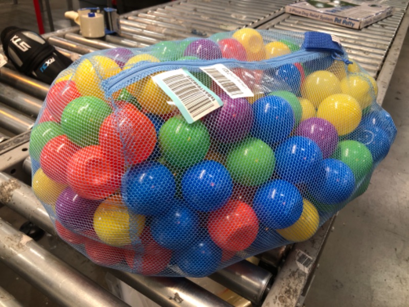 Photo 2 of 200 Ball Pit Balls for Kids – Plastic Ball Refill Pack for Kids | Phthalate and BPA Free Non-Toxic Plastic Ball Pack | Reusable Storage Bag with Zipper – Sunny Days Entertainment