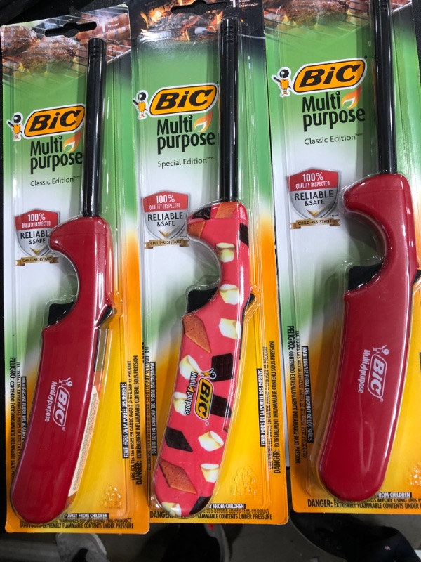 Photo 2 of 3-BIC Multi-Purpose Lighters Classic Edition 1 Count (colors May Vary)
