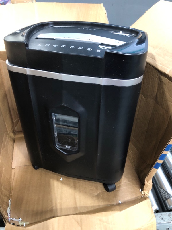 Photo 4 of Aurora AU1210MA Professional Grade High Security 12-Sheet Micro-Cut Paper/ CD and Credit Card/ 60 Minutes Continuous Run Time Shredder