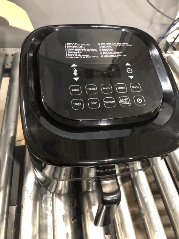 Photo 3 of *** USED *** Brio 7.25 qt. Black Digital Air Fryer with Riser
