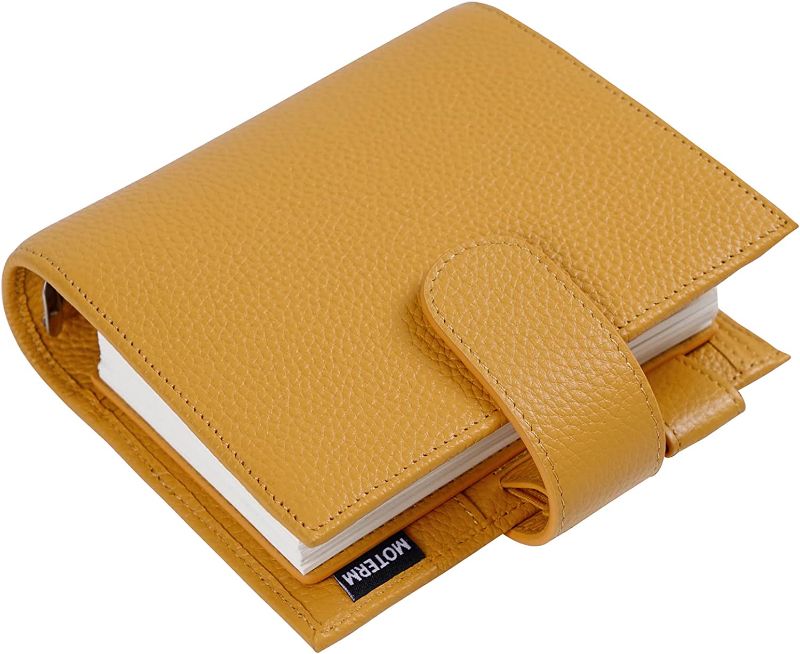 Photo 1 of Moterm Pocket Luxe Rings Planner - Genuine Leather Binder Organizer 