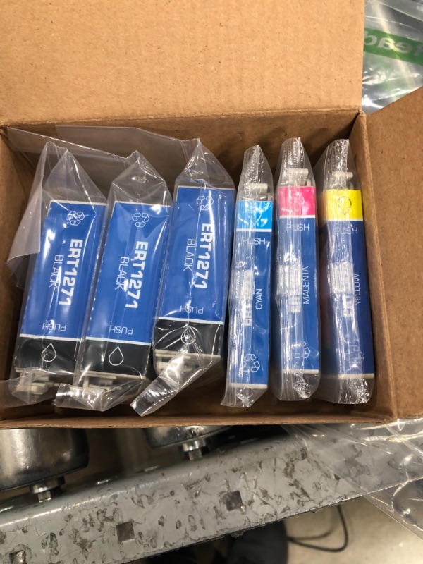 Photo 2 of BeOne T127 Ink Cartridges Remanufactured Replacement for Epson 127 6-Pack to Use with Workforce 60 545 630 633 635 645 840 845 WF-3520 WF-3530 WF-3540 WF-7010 WF-7510 WF-7520 Printer (3BK 1C 1M 1Y)
