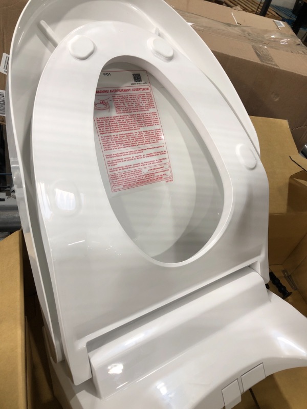 Photo 3 of ***PARTS ONLY*** 
TOTO SW3084#01 WASHLET C5 Electronic Bidet Toilet Seat with PREMIST and EWATER+ Wand Cleaning, Elongated, Cotton White C5 Elongated Cotton White