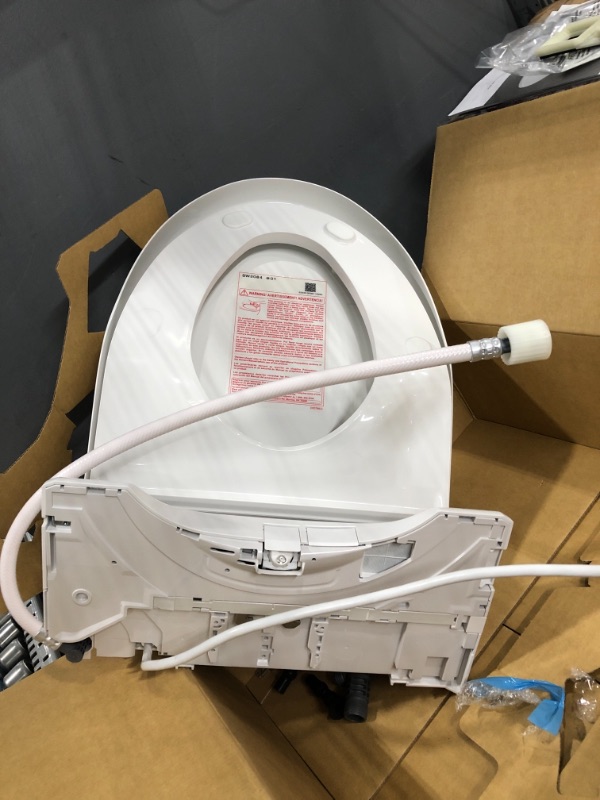 Photo 6 of ***PARTS ONLY*** 
TOTO SW3084#01 WASHLET C5 Electronic Bidet Toilet Seat with PREMIST and EWATER+ Wand Cleaning, Elongated, Cotton White C5 Elongated Cotton White