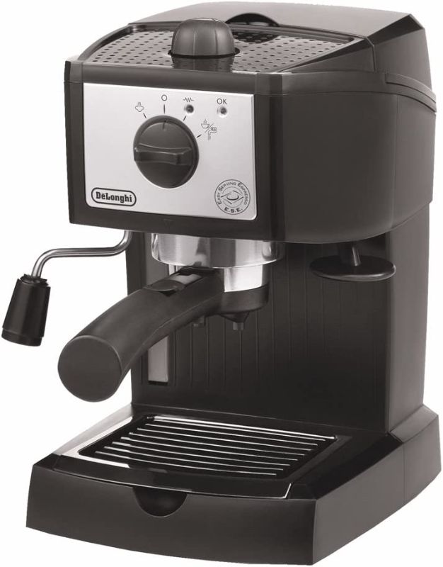 Photo 1 of DeLonghi espresso-cappuccino maker Black ~ Silver EC152J