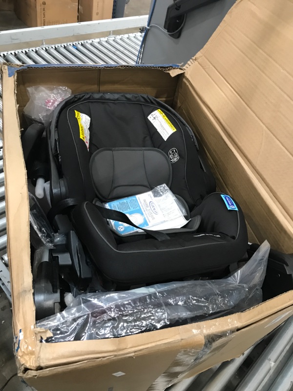 Photo 2 of Graco Modes Nest Travel System, Includes Baby Stroller with Height Adjustable Reversible Seat, Pram Mode, Lightweight Aluminum Frame and SnugRide 35 Lite Elite Infant Car Seat, Bayfield Nest Bayfield