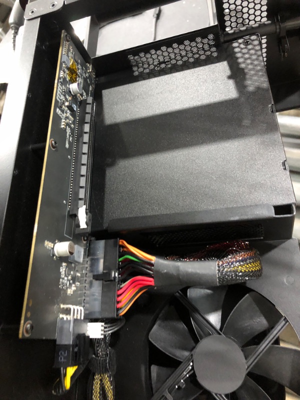 Photo 5 of (PARTS ONLY)Razer Core X Chroma Aluminum External GPU Enclosure (eGPU): Compatible with Windows & MacOS Thunderbolt 3 Laptops, NVIDIA /AMD PCIe Support, 700W PSU, 4x USB 3.1, 1x Gbit Ethernet, Chroma RGB, Black
