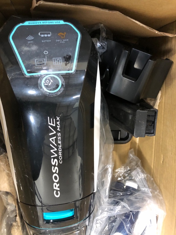 Photo 4 of Bissell 2554A CrossWave Cordless Max All in One Wet-Dry Vacuum Cleaner with Bissell 1789G MultiSurface Floor Cleaning Formula (80 oz) and Bissell 2787 CrossWave Cordless Max Mulit-Surface Brush Roll CrossWave + 80 oz. Formula + Pet Brush Roll