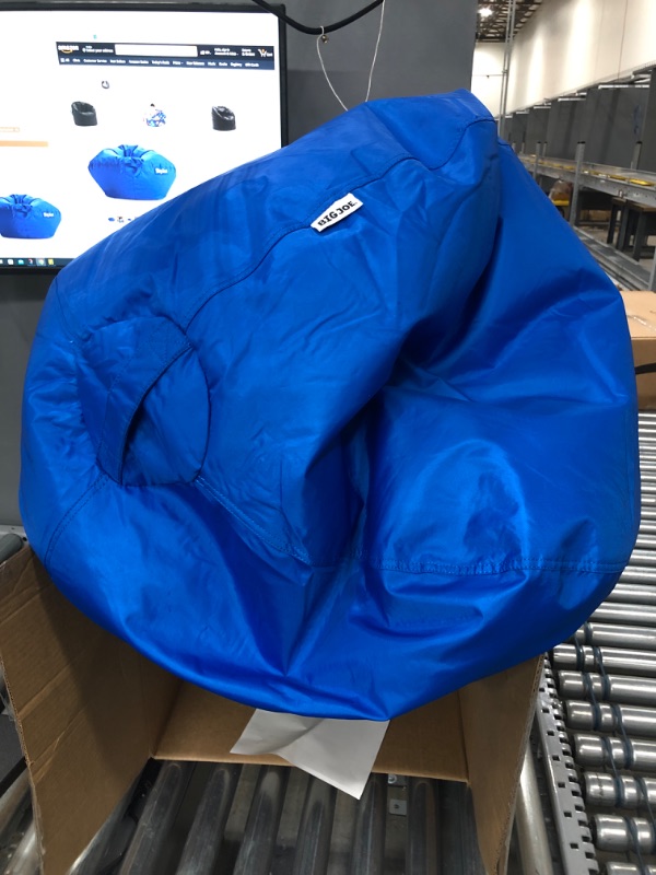 Photo 2 of Big Joe Classic Beanbag Chair, Sapphire
