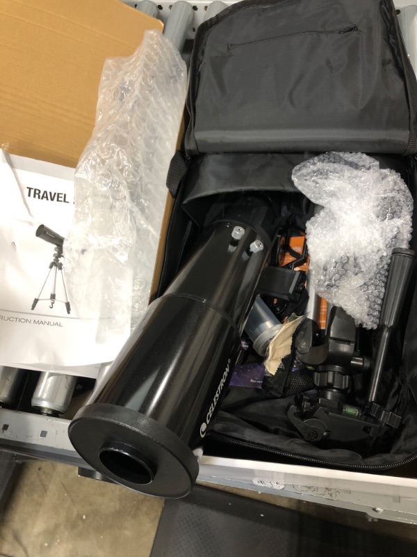 Photo 2 of Celestron - 80mm Travel Scope - Portable Refractor Telescope - Fully-Coated Glass Optics - Ideal Telescope for Beginners - Bonus Astronomy Software Package - Digiscoping Smartphone Adapter