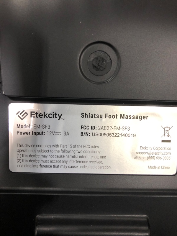 Photo 2 of Etekcity Foot Massager Machine with Heat and APP Remote, Valentines Gifts for Women and Men, Shiatsu Deep Kneading & Multi Air Compression, Relieve Pain and Plantar Fasciitis, Fit up to Men Size 12
