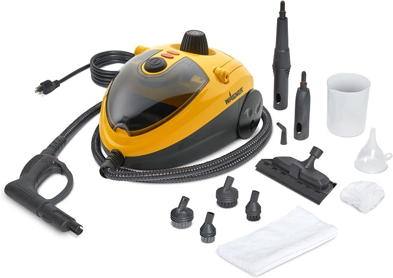 Photo 1 of Wagner Spraytech C900054 905e AutoRight Multi-Purpose Steam Cleaner, 12 Accessories Included, Steamer, Steam Cleaners, Steamer for cleaning, Power Steamer, Color May Vary
