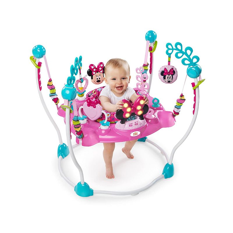 Photo 1 of Bright Starts Disney Baby MINNIE MOUSE PeekABoo Activity Jumper with Lights and Melodies, Ages 6 months +
