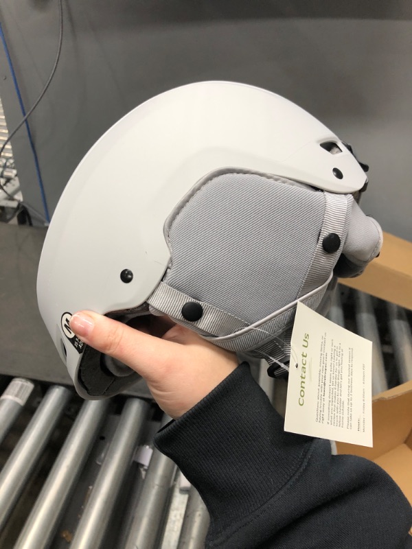 Photo 3 of ***IN FACTORY PACKAGING*** Retrospec Zephyr Ski & Snowboard Helmet for Adults - Adjustable with 9 Vents - ABS Shell & EPS Foam Matte Slate Medium 55.5-59cm