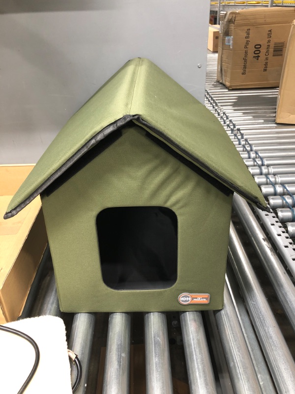 Photo 1 of ***TESTED WORKING*** K&H Heated Dog Bed Shaped Like Doghouse--No Stock Photo Available