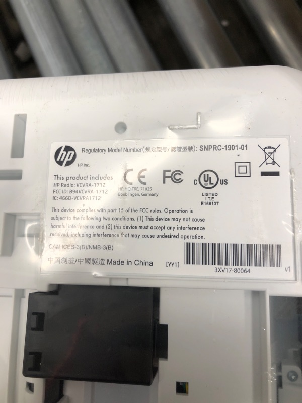 Photo 6 of ***FACTORY PACKAGING SEE NOTES*** Refurbished HP DeskJet All-in-One Wireless Color Inkjet Printer, Print, Copy, Scan, Wireless USB Connectivity Mobile Printing with Bools Printer Cable