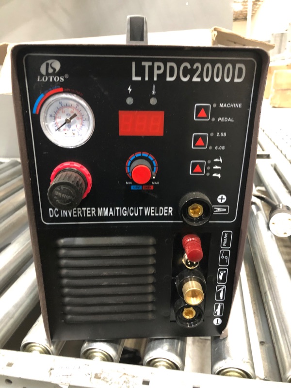 Photo 6 of ***PARTS ONLY*** LOTOS LTPDC2000D Non-Touch Pilot Arc 50A Plasma Cutter 200A Tig Welder & Stick Welder 3 in 1 Combo Welding Machine,½ Inch Clean Cut,Brown & PCS22 Plasma Cutter 