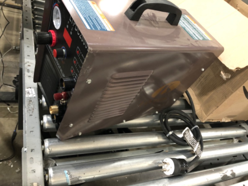 Photo 1 of ***PARTS ONLY*** LOTOS LTPDC2000D Non-Touch Pilot Arc 50A Plasma Cutter 200A Tig Welder & Stick Welder 3 in 1 Combo Welding Machine,½ Inch Clean Cut,Brown & PCS22 Plasma Cutter 