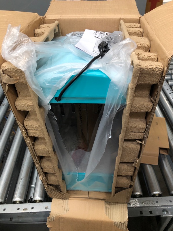 Photo 1 of Great Northern Popcorn Big Bambino Popcorn Machine - Old Fashioned Popcorn Maker with 4-Ounce Kettle, Measuring Cups, Scoop and Serving Cups (Blue), 10.8" x 9.7" x 19.5" 10.8" x 9.7" x 19.5" Blue