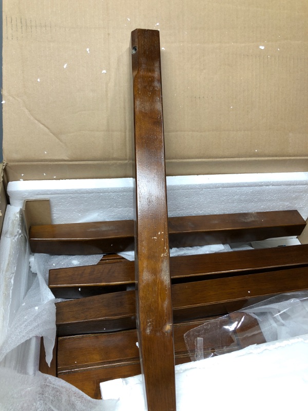 Photo 5 of ***USED*** MISSSING LOOSE HARDWARE*** AFI Nantucket Chair Side Table with Charging Station, (22" x 14"), Walnut