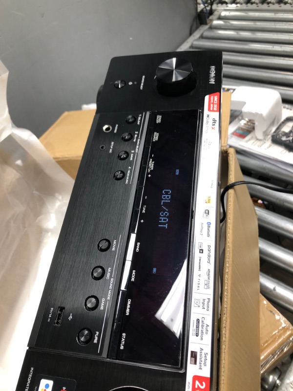 Photo 5 of *** TESTED*** POWERS ON*** Denon AVR-S760H 7.2 Ch AVR - 75 W/Ch (2021 Model), Advanced 8K Upscaling, Dolby Atmos Height Virtualization, DTS Virtual:X & More, Wireless Streaming, Built-in HEOS, Amazon Alexa Voice Control