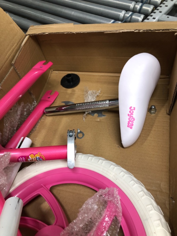 Photo 3 of *** PARTS ONLY** JOYSTAR 12/14 Inch Kids Balance Bike for 2 3 4 5 6 Years Old Boys Girls, Lightweight Toddler Balance Bikes with Footrest and Handlebar Pads Pink 14 Inch