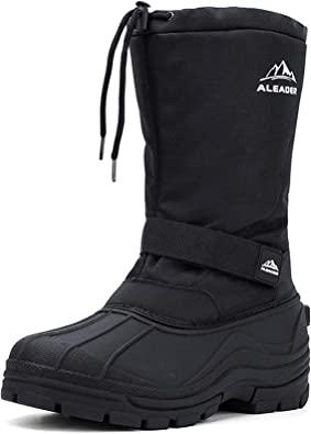 Photo 1 of ALEADER Men's Insulated Waterproof Winter Snow Boots  SIZE 13
