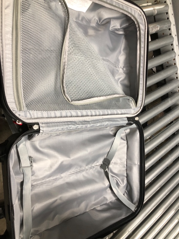 Photo 3 of *** SCRATCHED** Samsonite Omni PC Hardside Expandable Luggage with Spinner Wheels, Carry-On 20-Inch, Teal Carry-On 20-Inch Teal