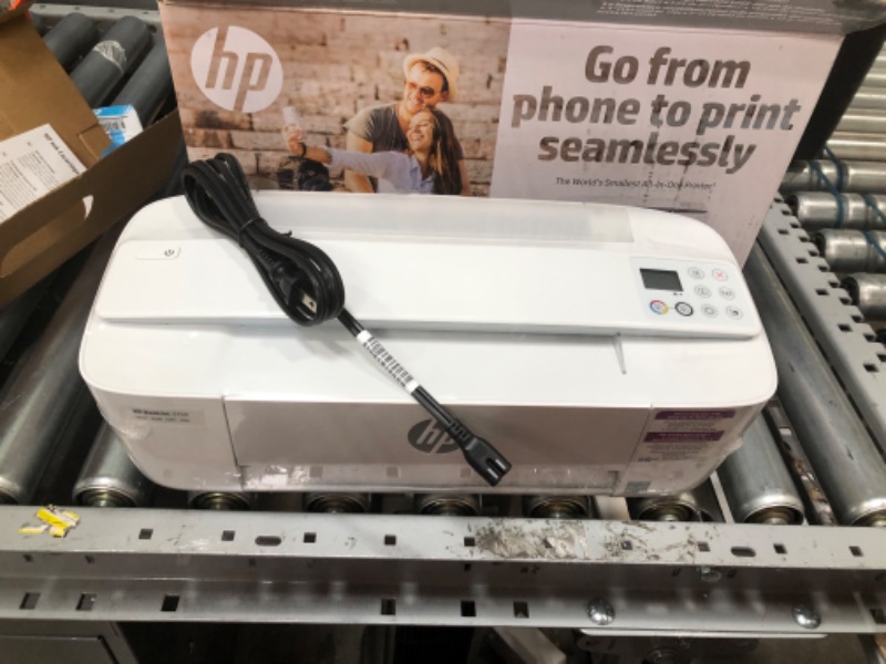 Photo 2 of HP DeskJet 3755 Compact All-in-One Wireless Printer 