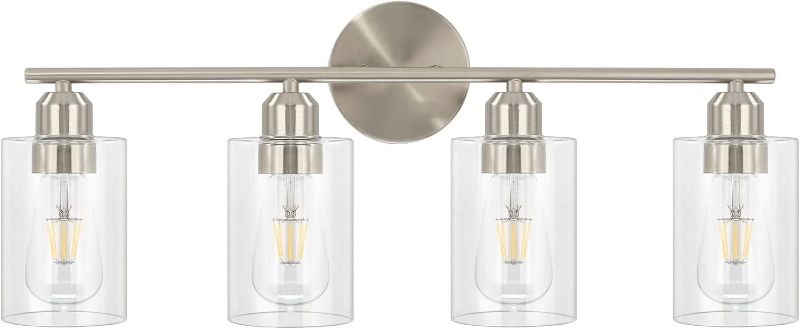 Photo 1 of Luupyia 4Lights Bathroom Vanity Light Brushed Nick