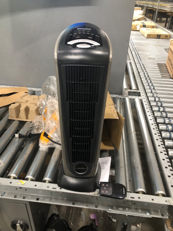 Photo 2 of Lasko Products Lasko 1500 Watt 2 Speed Ceramic Oscillating Tower Heater with Remote