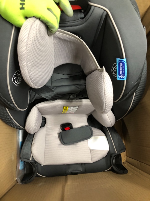 Photo 3 of Graco Slimfit 3 in 1 Car Seat | Slim & Comfy Design Saves Space in Your Back Seat, Redmond
