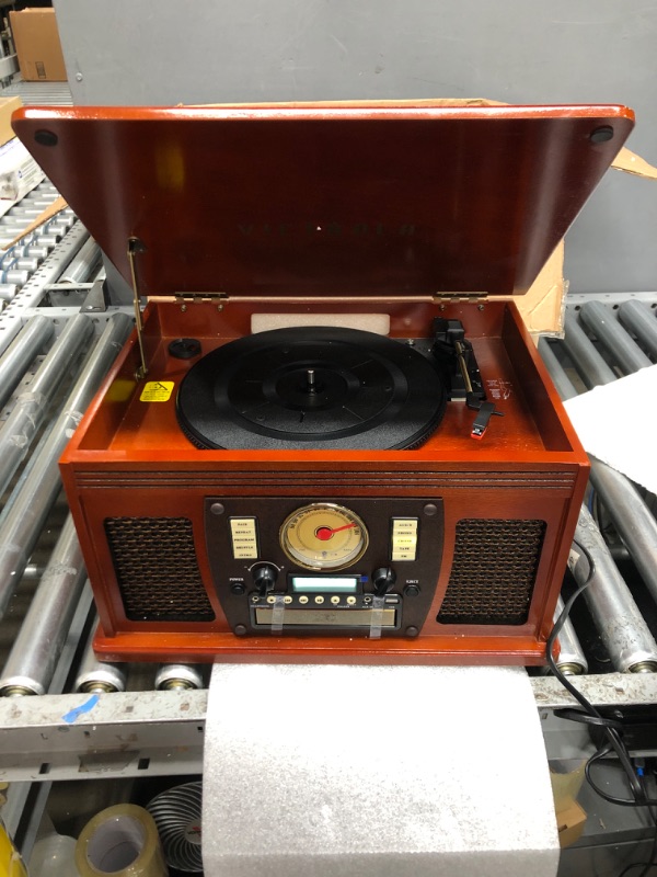 Photo 2 of Victrola Navigator 8-in-1 Classic Bluetooth Record Player with USB Encoding and 3-Speed Turntable 