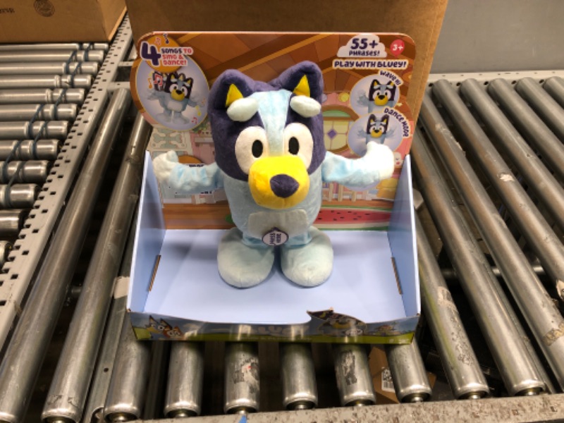 Photo 2 of Bluey Dance and Play 14" Animated Plush | Over 55 Phrases and Songs, Multicolor