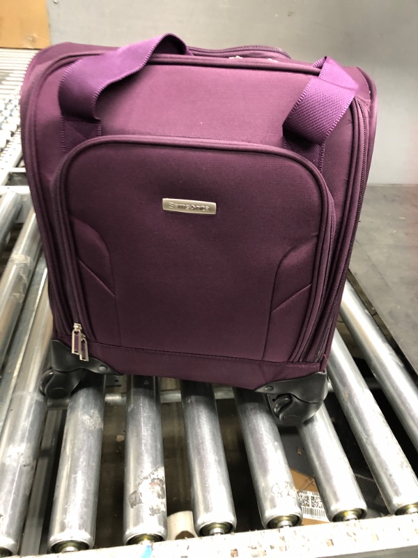 Photo 2 of *USED*Samsonite Underseat Carry-On Spinner with USB Port, Purple, One Size One Size Purple