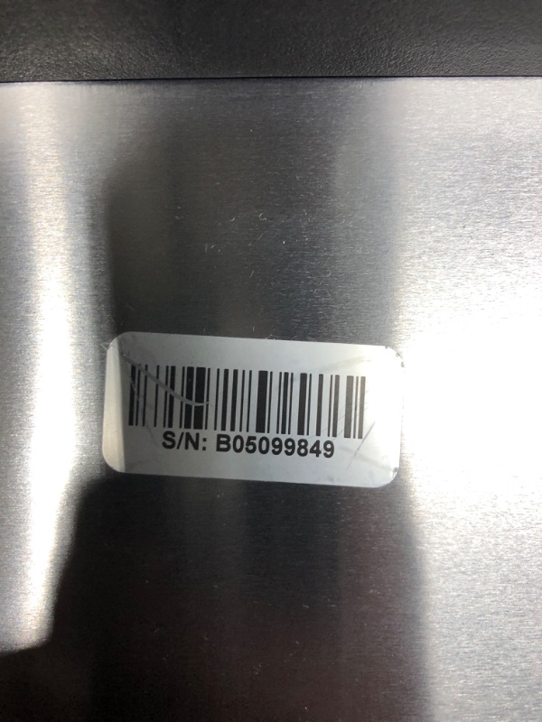 Photo 7 of *USED*simplehuman 45 Liter / 12 Gallon Semi-Round Automatic Sensor Trash Can, Brushed Stainless Steel