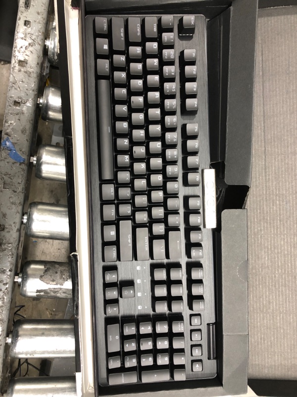 Photo 2 of *USED*EVGA Z15 RGB Gaming Keyboard, RGB Backlit LED, Hotswappable Mechanical Kailh Speed Silver Switches (Linear), 821-W1-15US-KR