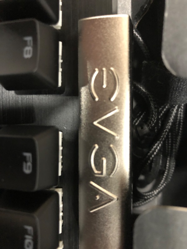 Photo 3 of *USED*EVGA Z15 RGB Gaming Keyboard, RGB Backlit LED, Hotswappable Mechanical Kailh Speed Silver Switches (Linear), 821-W1-15US-KR