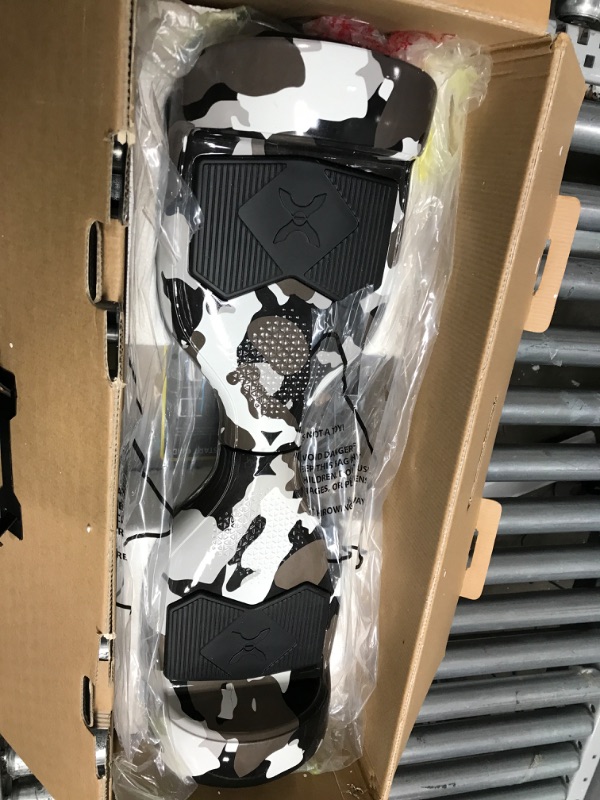 Photo 2 of *PARTS ONLY NOT FUNCTIONAL* Hover-1 Helix Electric Hoverboard | 7MPH Top Speed, 4 Mile Range, 6HR Full-Charge, Built-in Bluetooth Speaker, Rider Modes: Beginner to Expert Hoverboard Camo