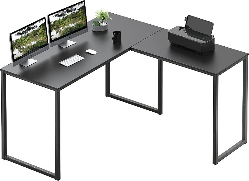 Photo 1 of coleshome l shaped desk 47 inch black