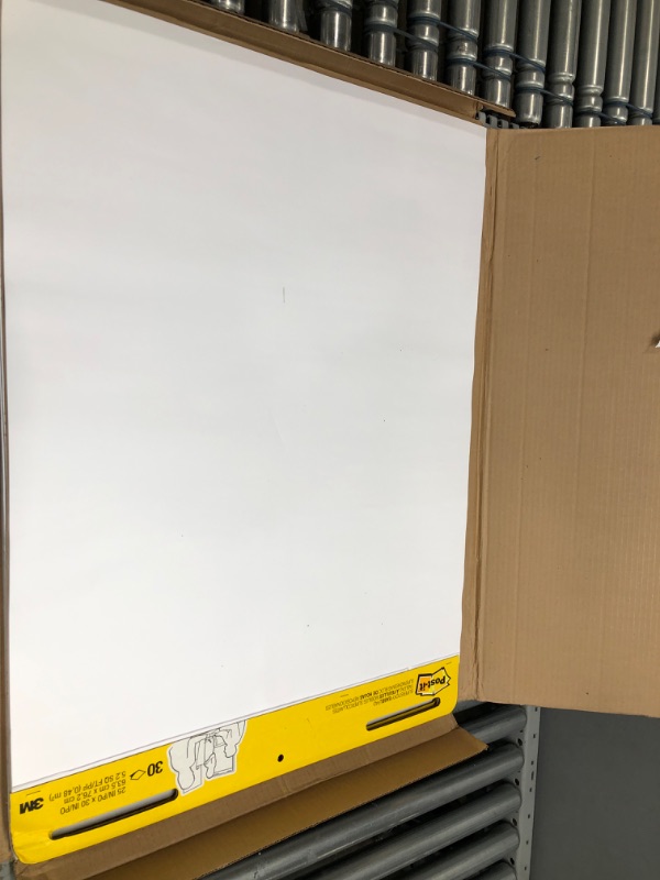 Photo 2 of Post-it Super Sticky Easel Pad, 25 x 30 Inches, 30 Sheets/Pad, 6 Pads, Large White Premium Self Stick Flip Chart Paper, Super Sticking Power (559VAD6PK) 25 x 30 Inches Easel Pad