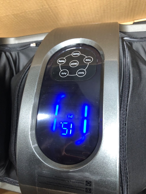 Photo 4 of TISSCARE Shiatsu Massage Foot Massager Machine - Improves Blood Flow Circulation, Deep Kneading & Tissue with Heat /Remote, Neuropathy, Plantar Fasciitis, Diabetics, Pain Relief Upgrade Gray