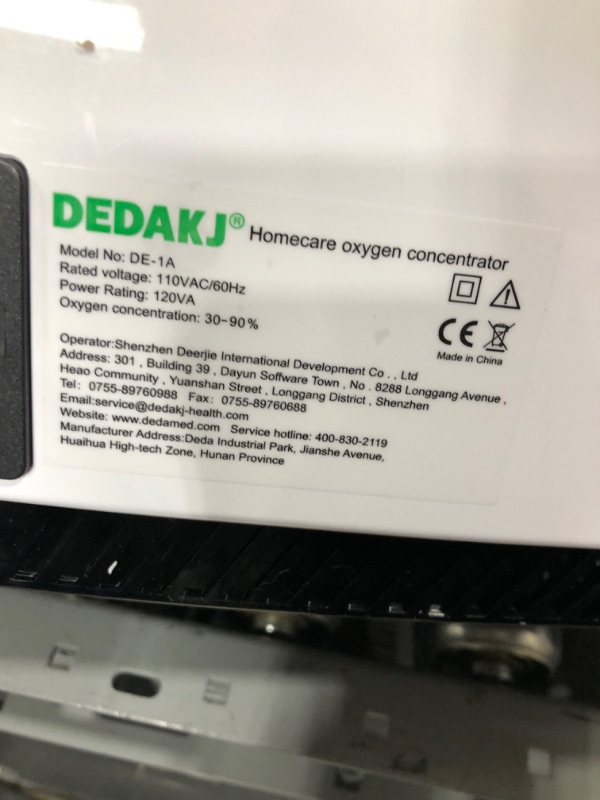 Photo 3 of Oxygen Concentrator - Portable Oxygen Concentrator for Travel & Home Use, Stable Oxygen, Can Remote Control, Help Health, 110V Household Medical Equipment