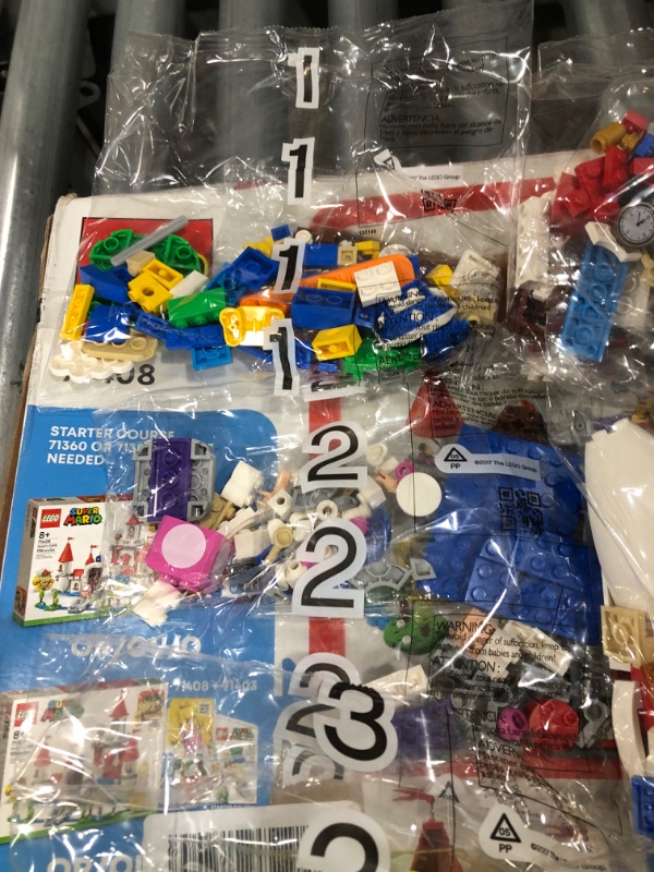 Photo 3 of ***MISSING COMPONENTS*** LEGO Super Mario Peach’s Castle Expansion Set 71408 Building Toy Set for Kids, Boys, and Girls Ages 8+ (1,216 Pieces) FrustrationFree Packaging