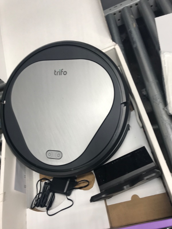 Photo 2 of ***PARTS ONLY*** Trifo Emma Robot Vacuum Cleaner 3000Pa, 600ML Dust Box 110 Min Runtime Smart Navigation Automatic Robotic Vacuums, Alexa/Google Assistant/APP, Robot Vacuum for Pet Hair, Hard Floor and Carpet