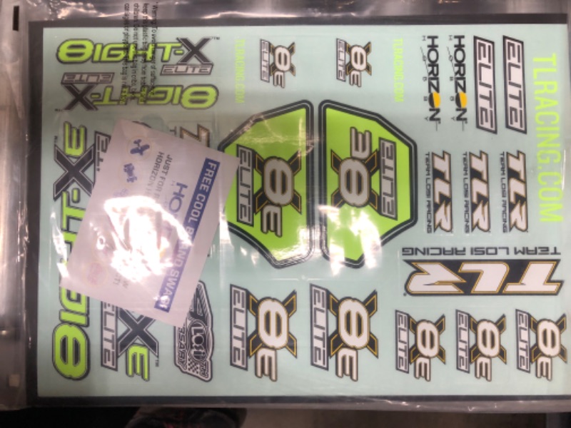 Photo 6 of ****** parts missing***
**(** There is a list of parts that are needed to complete
TEAM LOSI RACING RC Car 1/8 8IGHT-XE Elite 4 Wheel Drive Electric Buggy Race Kit TLR04011
