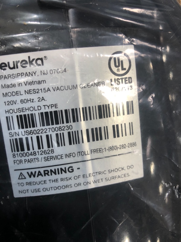 Photo 2 of *NONFUNCTIONAL* eureka Blaze Stick Vacuum Cleaner, Powerful Suction 3-in-1 Small Handheld Vac with Filter for Hard Floor Lightweight Upright Home Pet Hair, 1-(Pack), Blue 45.87 x 9.65 x 5.63 inches Blue Vacuum Cleaner